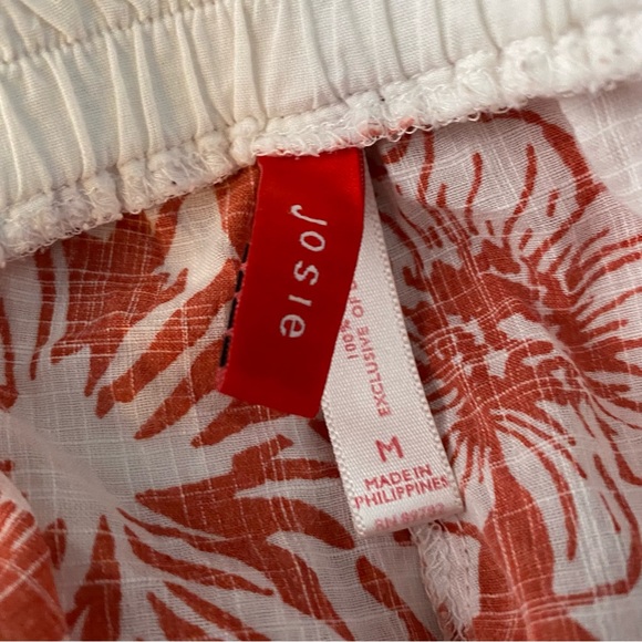 Josie Natori Cotton Floral Shorts - Picture 8 of 9